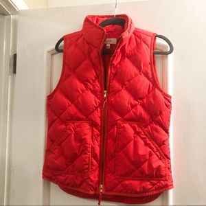 J Crew red women’s vest